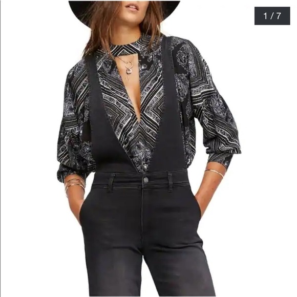 Free People Walking on a Dream Tunic Blouse - Picture 1 of 10